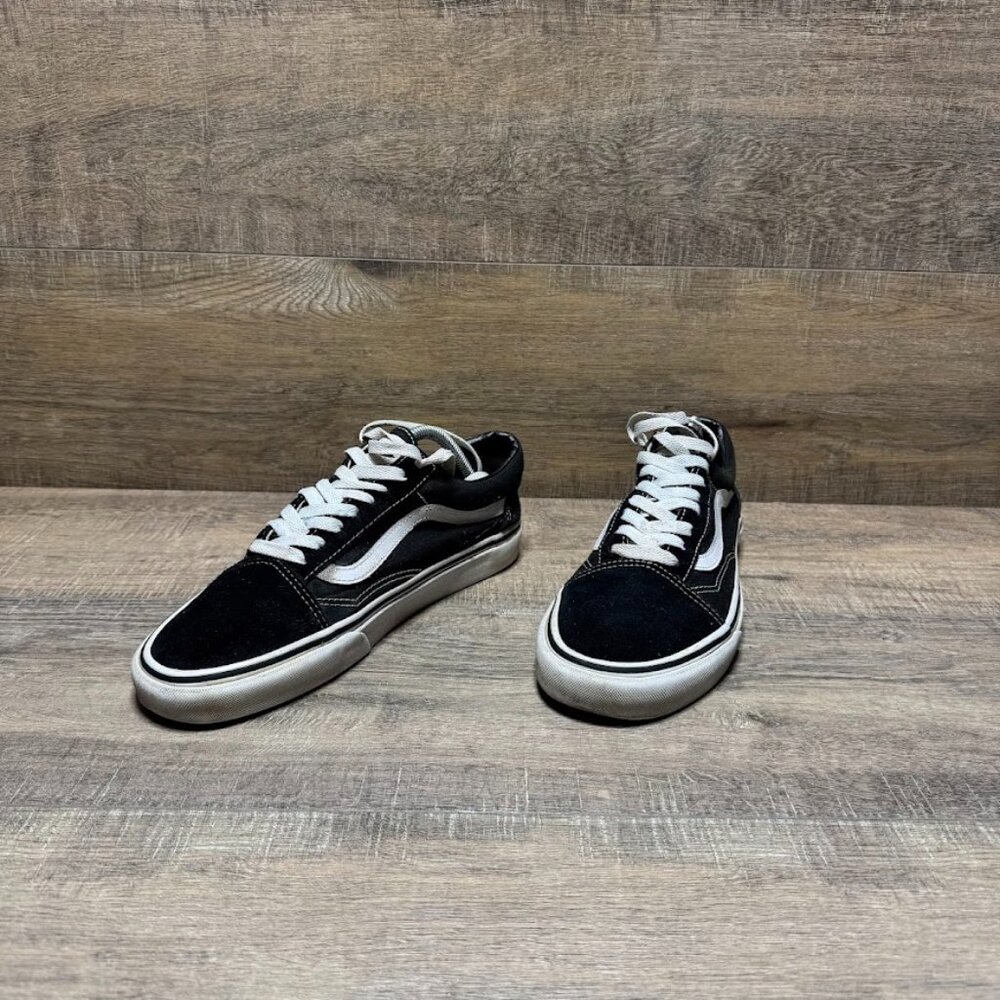 Vans Old Skool Black Suede/Canvas Skate Shoes Men's Size 10